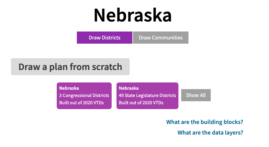 Explanation on Distictr of Nebraska Dataset